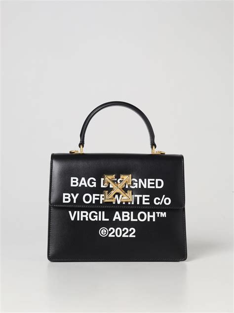 borsa off white bianca